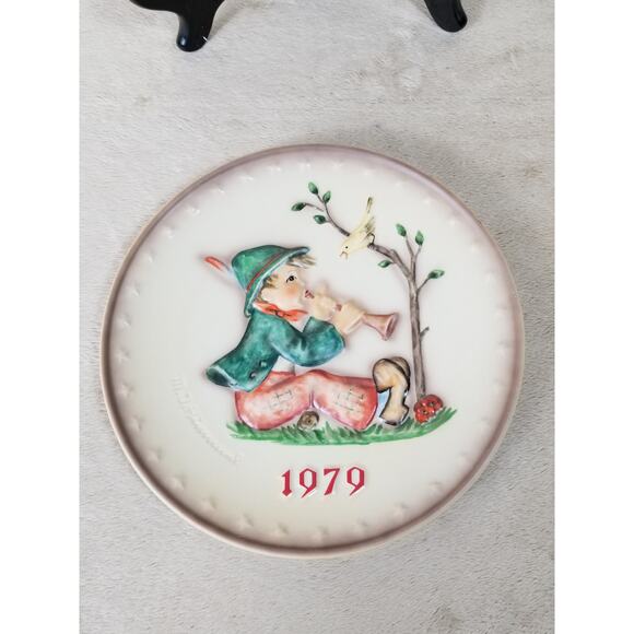 Hummel 9th Annual Plate 1979 Goebel Hand Painted Hum 272 West Germany Vintage - Picture 10 of 13